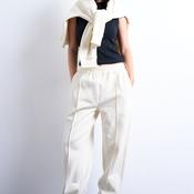 TOPSHOP Miranda Cuffed Leg Joggers, Cream