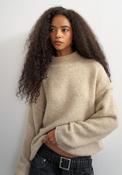 TOPSHOP Frederikke Knitted Jumper, Beige image