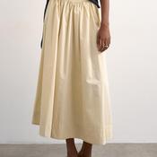 TOPSHOP Ankle A-Line Skirt, Yellow