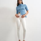TOPSHOP Joni High Waisted Skinny Jeans, White image
