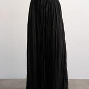 TOPSHOP Thea Pleated Maxi Skirt, Black