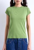 TOPSHOP Basic T-Shirt, Lime Green image