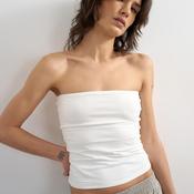 TOPSHOP Mathilda Bandeau Top, White image