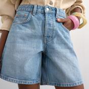 TOPSHOP Vigga Denim Shorts, Light Blue Demin image