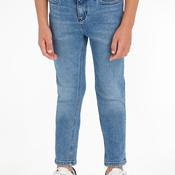 Tommy Hilfiger Boys Essentials Scanton Slim Faded Jeans, Mid Blue