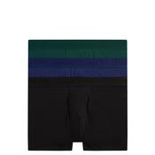Tommy Hilfiger 3 Pack Everyday Luxe Trunks, Navy Multi