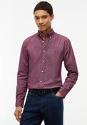 Tommy Hilfiger Flex Poplin Geo Print Shirt, Burgundy image