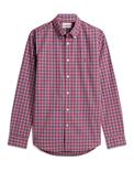 Tommy Hilfiger Flex Poplin Tartan Shirt, Medium Red Multi image