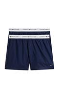 Tommy Hilfiger 2 Pack Signature Logo Woven Boxer Shorts, Navy image
