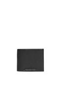 Tommy Hilfiger Corporate Leather Bifold Card &amp; Coin Wallet, Black image
