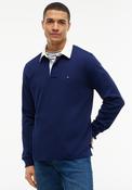 Tommy Hilfiger Essential Solid Rugby Shirt, Navy image