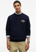 Tommy Hilfiger 1995 Logo Terry Crew Neck Sweatshirt, Navy image