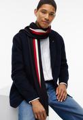 Tommy Hilfiger Global Stripe Wool Blend Scarf, Navy image
