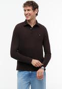 Tommy Hilfiger 1985 Long Sleeve Polo Shirt, Chocolate Brown image