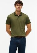 Tommy Hilfiger Liquid Cotton Stripe Polo Shirt, Huntsman Green image