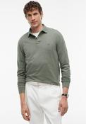 Tommy Hilfiger 1985 Long Sleeve Polo Shirt, Olive Green Heather image