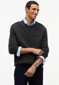 Tommy Hilfiger Textured Knit Sweater, Dark Grey Heather image