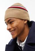Tommy Hilfiger Global Stripe Wool Blend Beanie, Beige image