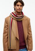 Tommy Hilfiger Global Stripe Wool Blend Scarf, Beige image