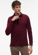 Tommy Hilfiger 1985 Long Sleeve Polo Shirt, Burgundy image