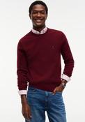 Tommy Hilfiger Textured Knit Sweater, Burgundy image