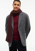 Tommy Hilfiger Flag Embroidered Scarf, Red Wine Melange image