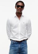 Tommy Hilfiger Flex Slim Fit Dobby Shirt, White image