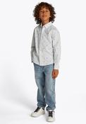 Tommy Hilfiger Boy Long Sleeve Flag Print Shirt, Blue image