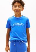 Tommy Hilfiger Boys Monogram Short Sleeve Tee, Blue image