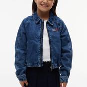 Tommy Hilfiger Girl Bubble Hem Denim Jacket, Blue image