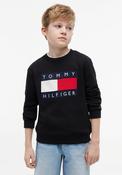 Tommy Hilfiger Boy Heritage Long Sleeve Sweater, Black image