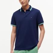 Tommy Hilfiger Contrast Collar Polo Shirt, Carbon Navy image