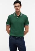 Tommy Hilfiger Contrast Collar Polo Shirt, Street Green image