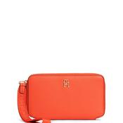 Tommy Hilfiger Logo Detail Zip Around Compact Wallet, Orange image