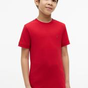 Tommy Hilfiger Boy Tape Detail Short Sleeve Tee, Red image