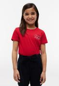 Tommy Hilfiger Girl Rope Short Sleeve Tee, Red image