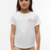 Tommy Hilfiger Girl Rope Short Sleeve Tee, White image