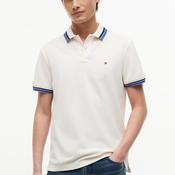 Tommy Hilfiger Contrast Collar Polo Shirt, Ivory