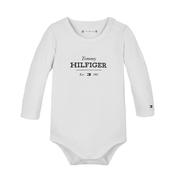Tommy Hilfiger Baby Boy Long Sleeve Bodysuit, White