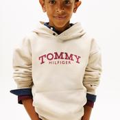 Tommy Hilfiger Boy Monotype Long Sleeve Hoodie, Beige