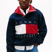 Tommy Hilfiger Boy Heritage Long Sleeve Fleece, Navy