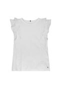 Tommy Hilfiger Girls Frill Broderie Top, White image