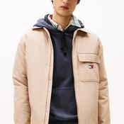 Tommy Jeans Oversized Corduroy Padded Overshirt, Taupe image