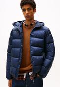 Tommy Jeans Hooded Logo Puffer Jacket, Navy image