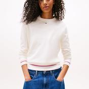 Tommy Jeans Essential Crew Neck Jumper, White image