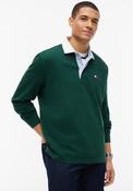 Tommy Jeans Badge Rugby Polo Shirt, Velvet Green image