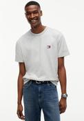 Tommy Jeans Badge Crew Neck T-Shirt, Ice Grey Heather image