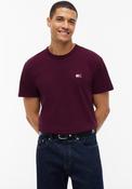 Tommy Jeans Badge Crew Neck T-Shirt, Purple Berry image