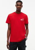 Tommy Jeans Signature Logo T-Shirt, Red image