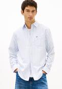 Tommy Jeans Stripe Oxford Shirt, Blue image